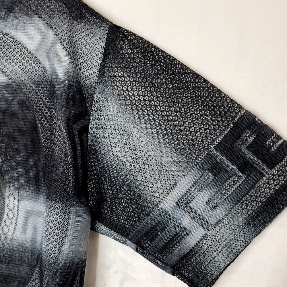 Vintage Bachi Exchange Button Down Mesh Shirt Siz… - image 4